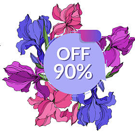 矢量销售标记集。折扣价格优惠。雕刻油墨艺术。隔离百分比贴纸插图元素