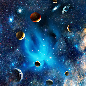 与行星的宇宙观图片