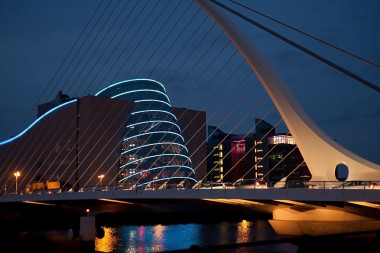 Convention Centre Dublin night picture