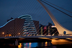 Convention Centre Dublin night picture