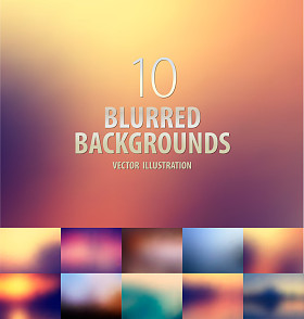 抽象炫彩背景模糊