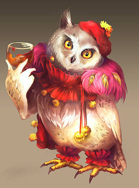 仙女猫头鹰的插图