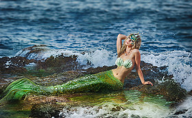 美丽的美人鱼照片