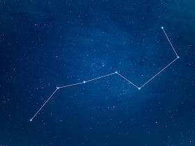 星空下的大潜水星座照片