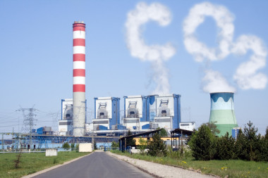 冷卻塔與 co2 云圖片