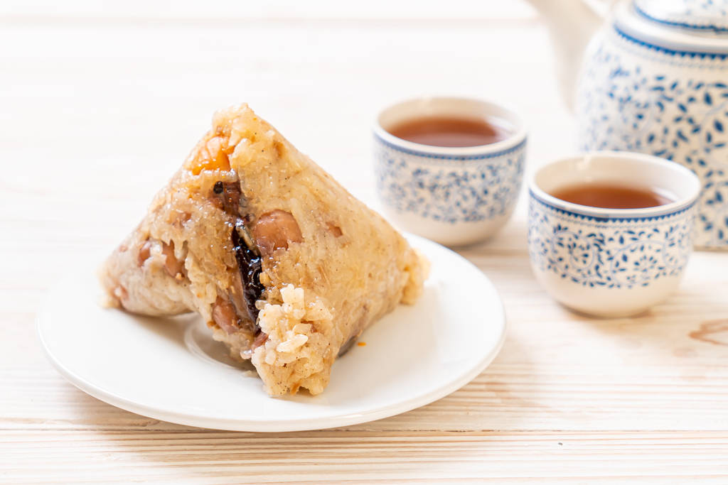 粽子或中国传统糯米水饺