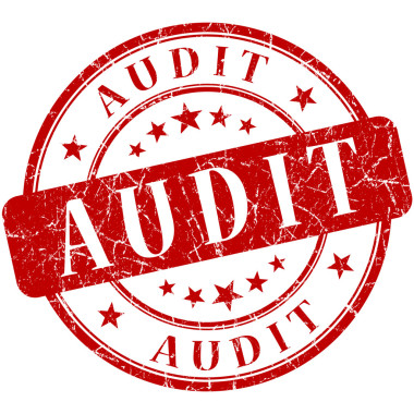 审计红色邮票照片