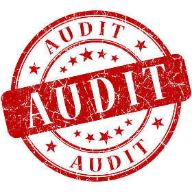 审计红色邮票照片