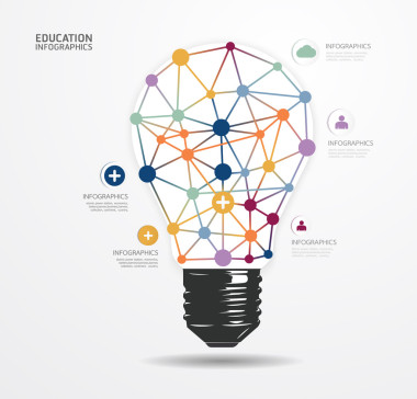 現(xiàn)代設(shè)計(jì)最小風(fēng)格的信息圖形模板