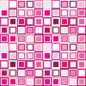 在粉红方形图案