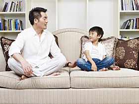 父亲和儿子图片