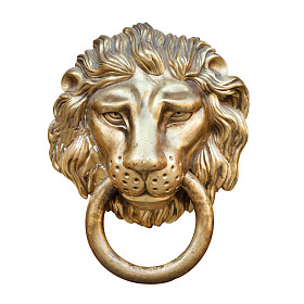 狮子的头门环图片