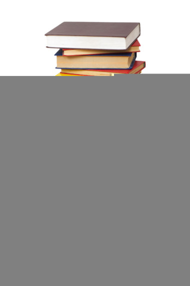 堆書上白色隔離