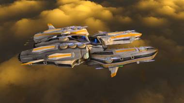 太空飛船 3d cg 渲染