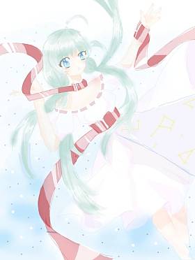 女孩的抽象矢量图解图片