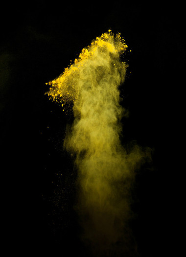 推出多彩粉末图片