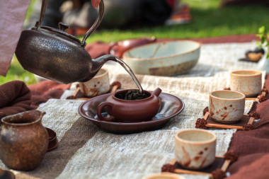 傳統(tǒng)的茶藝表演