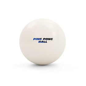 乒乓球上白色隔离