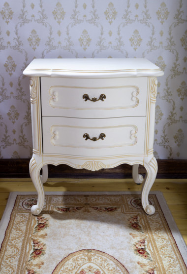 復(fù)古床頭桌圖片