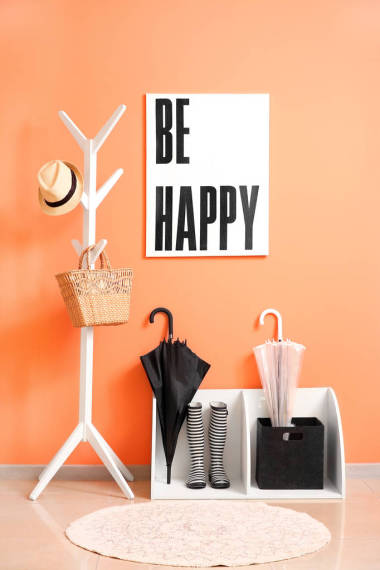 大廳內(nèi)部的時尚雨傘圖片