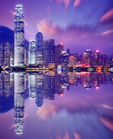 香港天际线照片