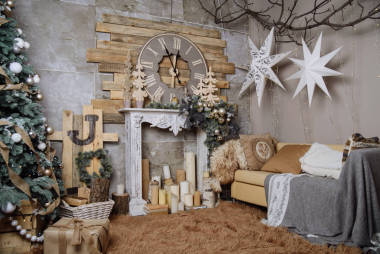 新年裝飾。新年新年裝飾.照片