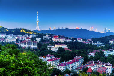 中國青島的德國風(fēng)格歷史建筑