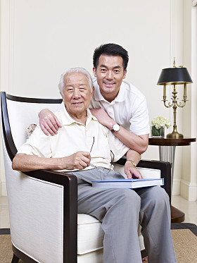 父亲和儿子图片