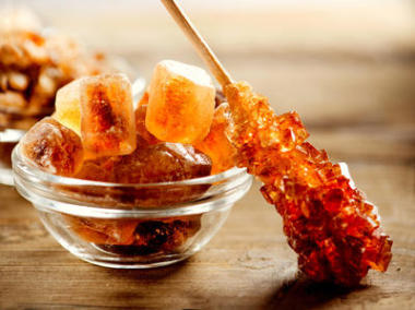 紅糖。甘蔗制糖