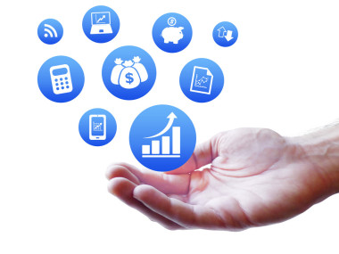 金融和钱的 web 服务图片