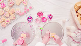 烘焙糖饼干图片