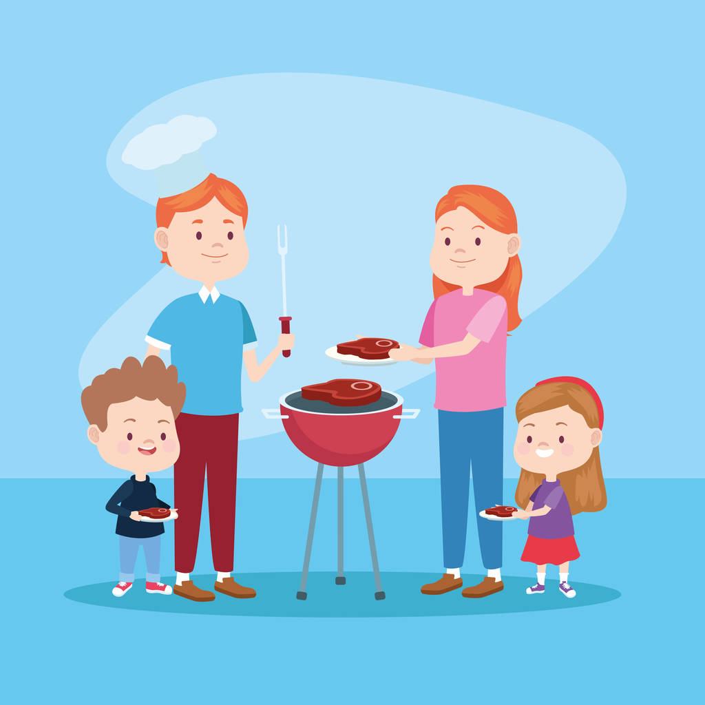 家庭父母和儿童卡通图片 家庭父母和儿童卡通图片