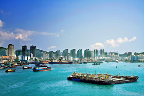 三亚的凤凰岛港图片