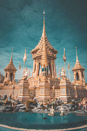 泰国曼谷国王普密蓬皇家火葬场