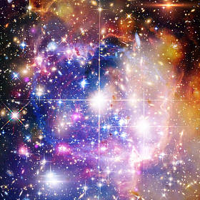 星系、星云和气体此图像的元素由 