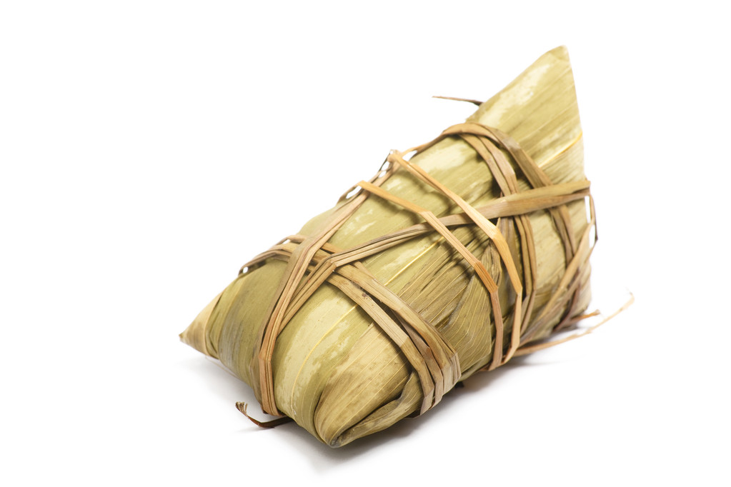 粽子上白色隔离图片