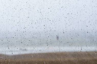 夏天下雨。波罗的海， 拉脱维