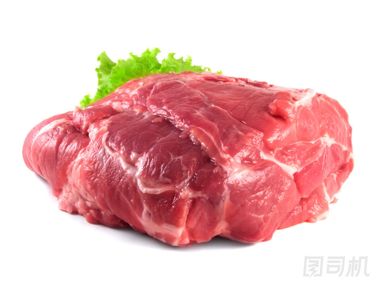 豬肉的脖子 carbonade。原料肉與沙拉