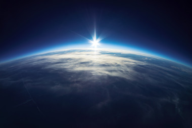 從宇宙地球（取20公里地上）的真實照片