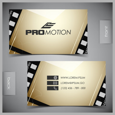 向量集的創(chuàng)意名片 (影片)