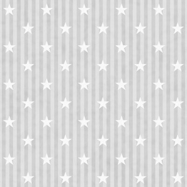 灰色和白色星星和條紋織物背景