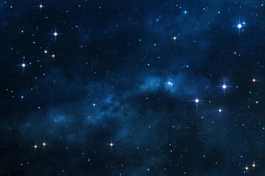 藍(lán)色星云空間背景圖片