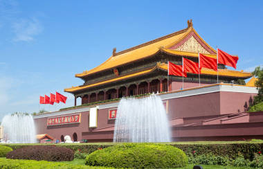 北京紫禁城的美丽景色照片