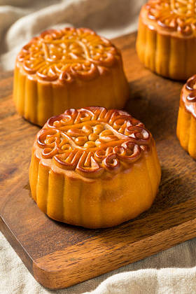 自制中国月饼图片