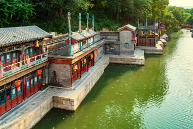 圓明園、后山湖和蘇州街