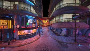 城市的 3d cg 渲染圖片