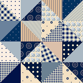 拼凑而成的无缝背景