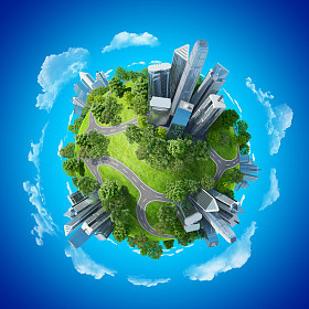 生态创意设计概念的生活.照片