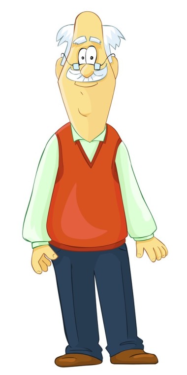 在眼鏡的祖父圖片