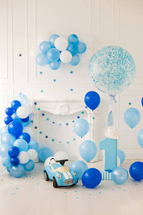 男孩生日派对装饰图片